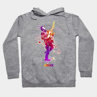 Bruce Springsteen The Boss Watercolor Splatter 07 Hoodie